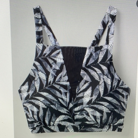 PrAna Regan Bikini top Black springtime foliage - Picture 5 of 5